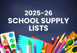 2025-26 Supply Lists